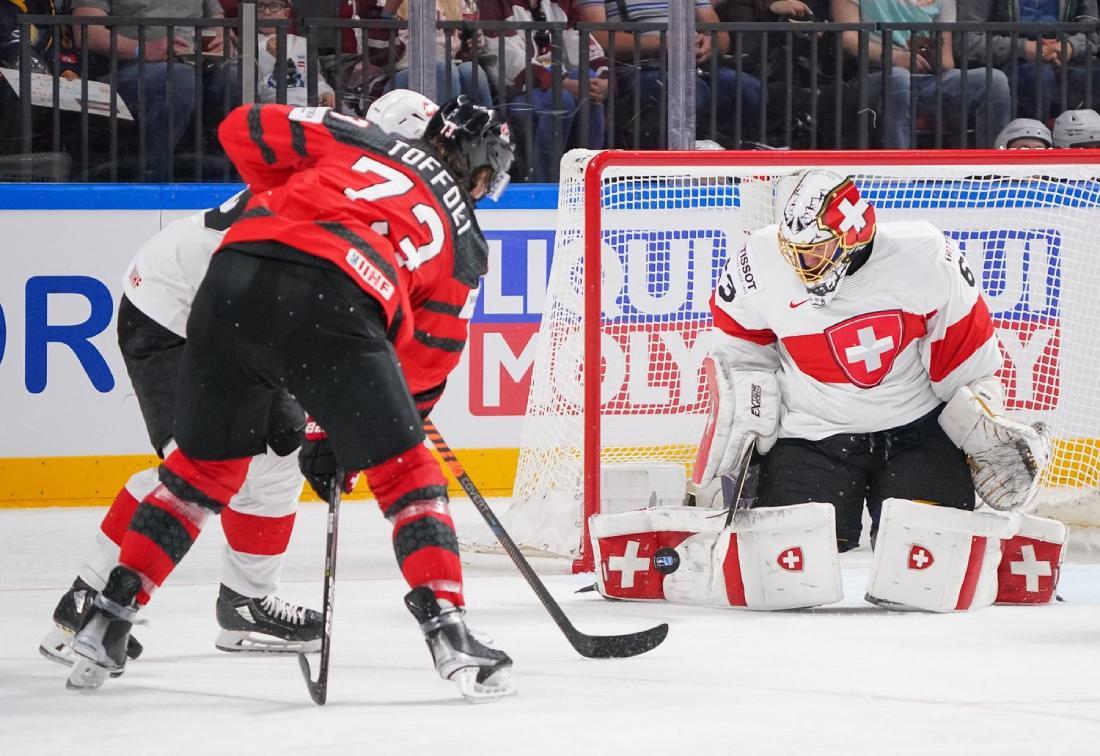 Матч сборных Швейцарии и Канады. Источник: IIHF Media