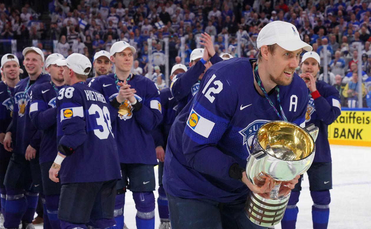 Сборная Финляндии по хоккею на ЧМ-2022. Источник: HHOF-IIHF Images